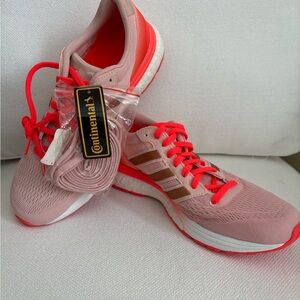 NWT Adidas Women's Pink Boston Boost Running Shoes